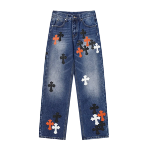 JEANS CHROME HEARTS