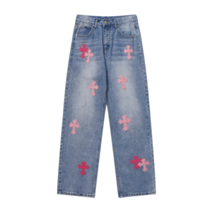 JEANS CHROME HEARTS