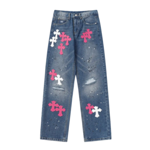 JEANS CHROME HEARTS