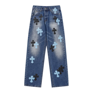 JEANS CHROME HEARTS