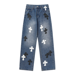 JEANS CHROME HEARTS
