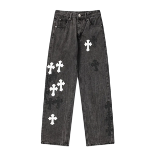 JEANS CHROME HEARTS