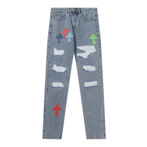 JEANS CHROME HEARTS