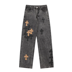 JEANS CHROME HEARTS
