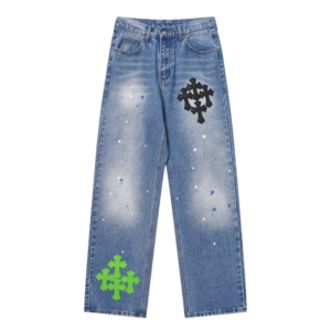 JEANS CHROME HEARTS