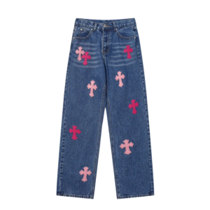 JEANS CHROME HEARTS