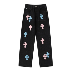 JEANS CHROME HEARTS