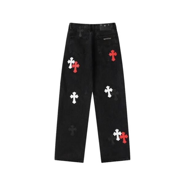 JEANS CHROME HEARTS - Image 2