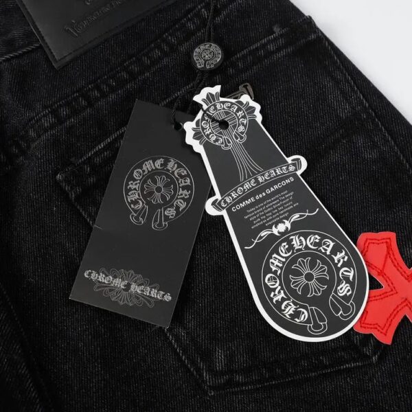 JEANS CHROME HEARTS - Image 3