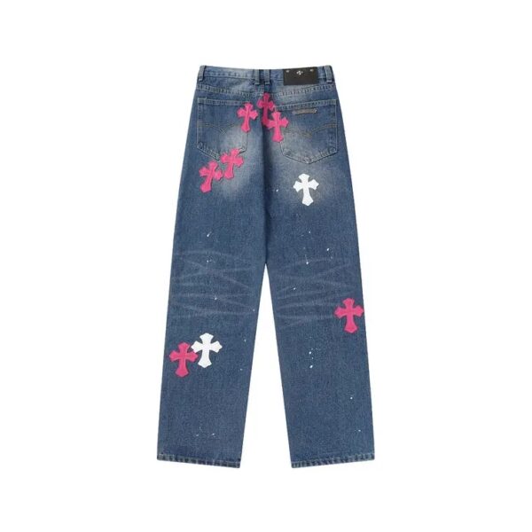 JEANS CHROME HEARTS - Image 2