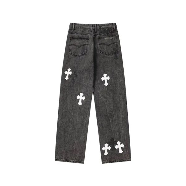 JEANS CHROME HEARTS - Image 2