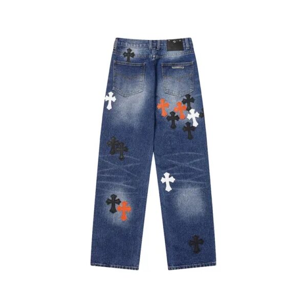 JEANS CHROME HEARTS - Image 2