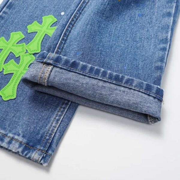 JEANS CHROME HEARTS - Image 5