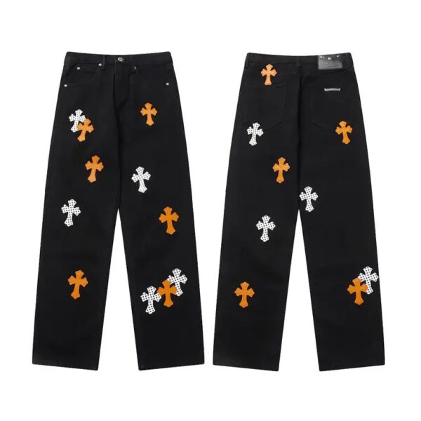 JEANS CHROME HEARTS - Image 3