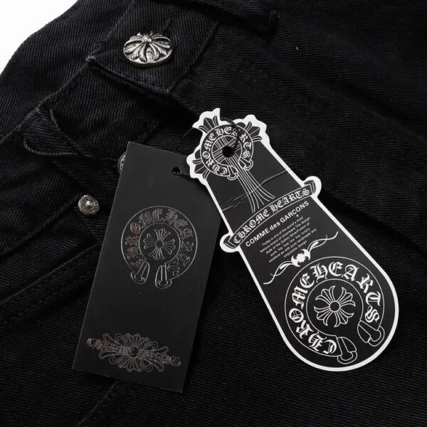 JEANS CHROME HEARTS - Image 4