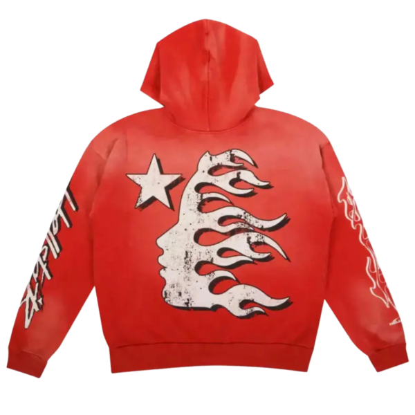 HELLSTAR HOODIE RED - Image 2