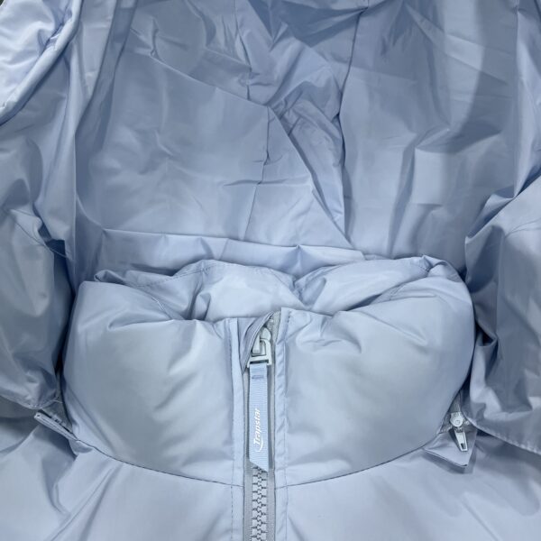 HOOD PUFFER JACKET - ICE BLUE