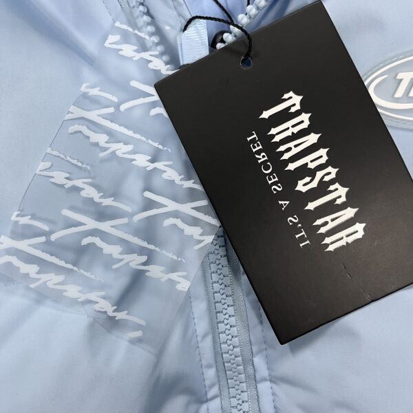 HOOD PUFFER JACKET - ICE BLUE
